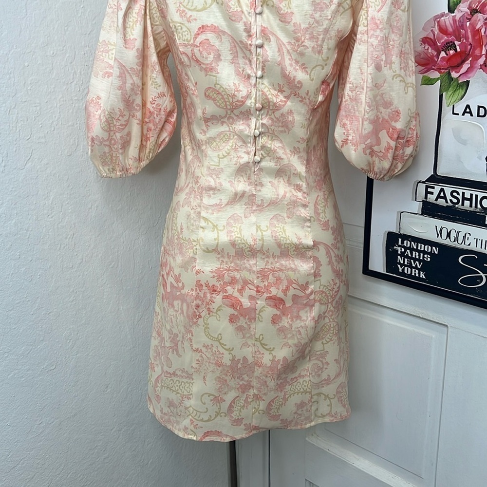 NWT Laura Ashley x Urban Outfitters Floral Mini Dress Size S - Picture 6 of 8